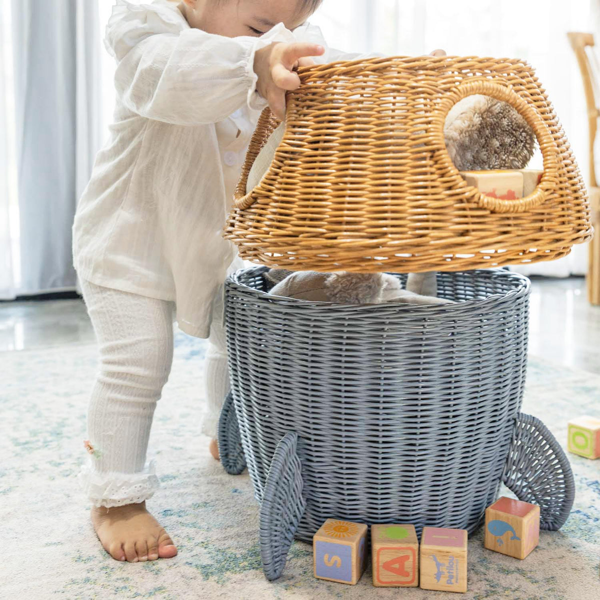 Spaceship 3 Tier Storage Basket