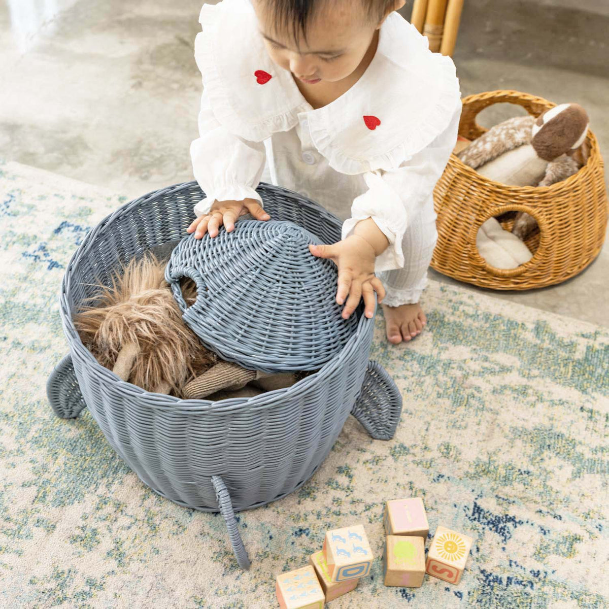 Spaceship 3 Tier Storage Basket