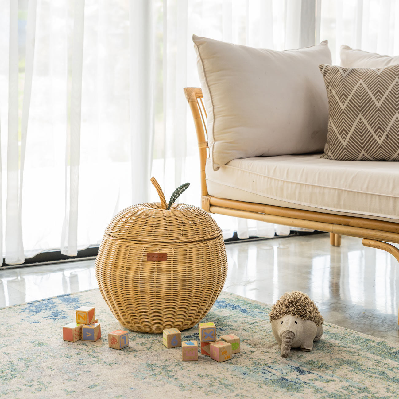 Apple Storage Basket Medium - Natural