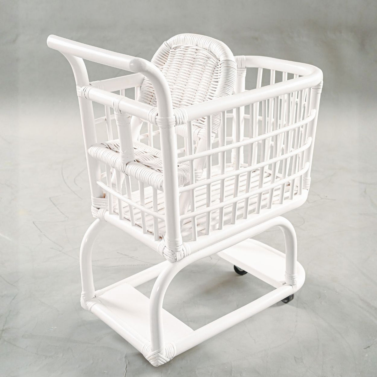 Kids Shopping Cart - White
