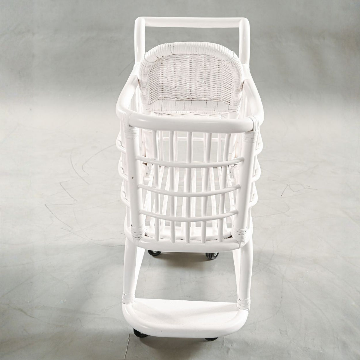 Kids Shopping Cart - White