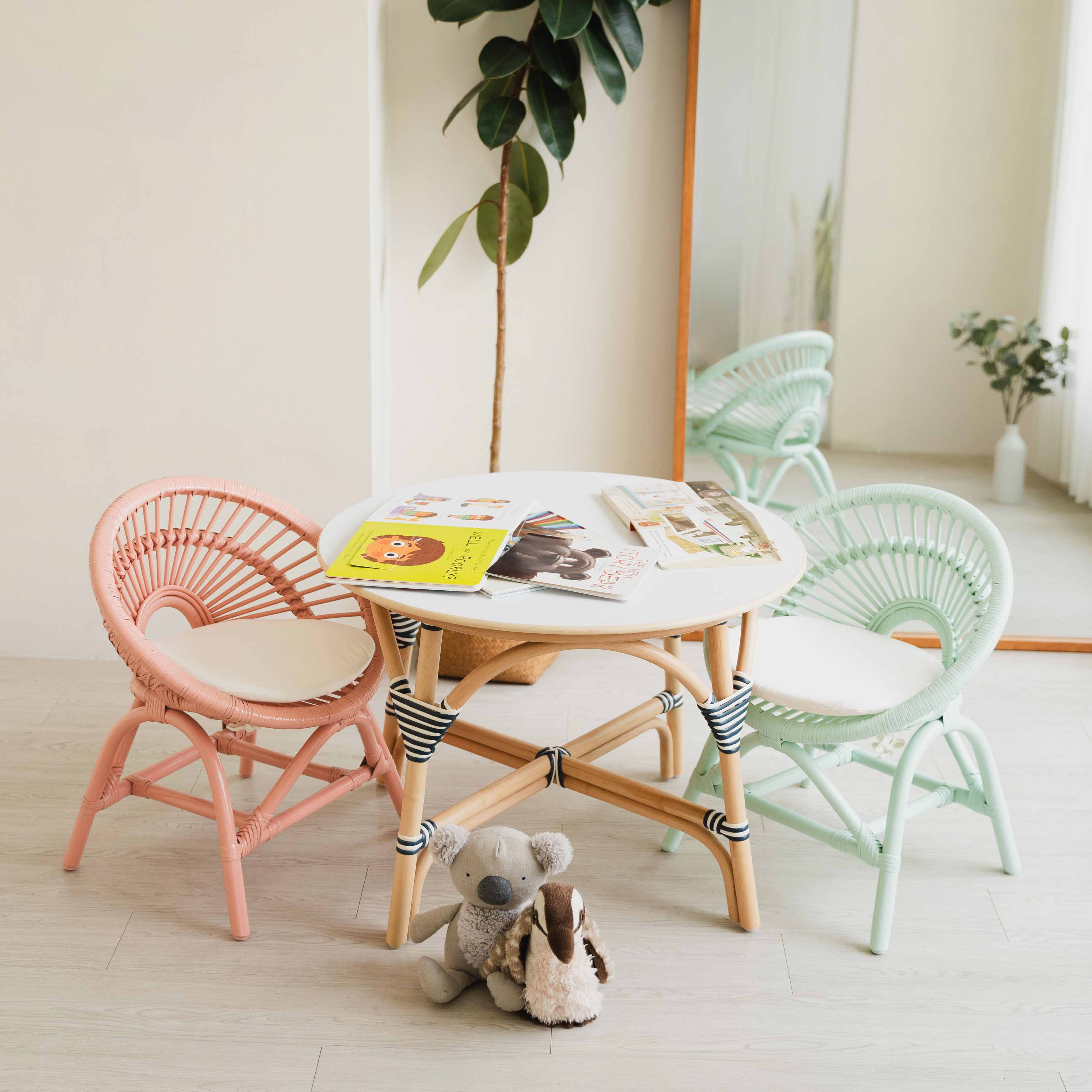 Kerusi Kanak-kanak Maya - Peach Pink