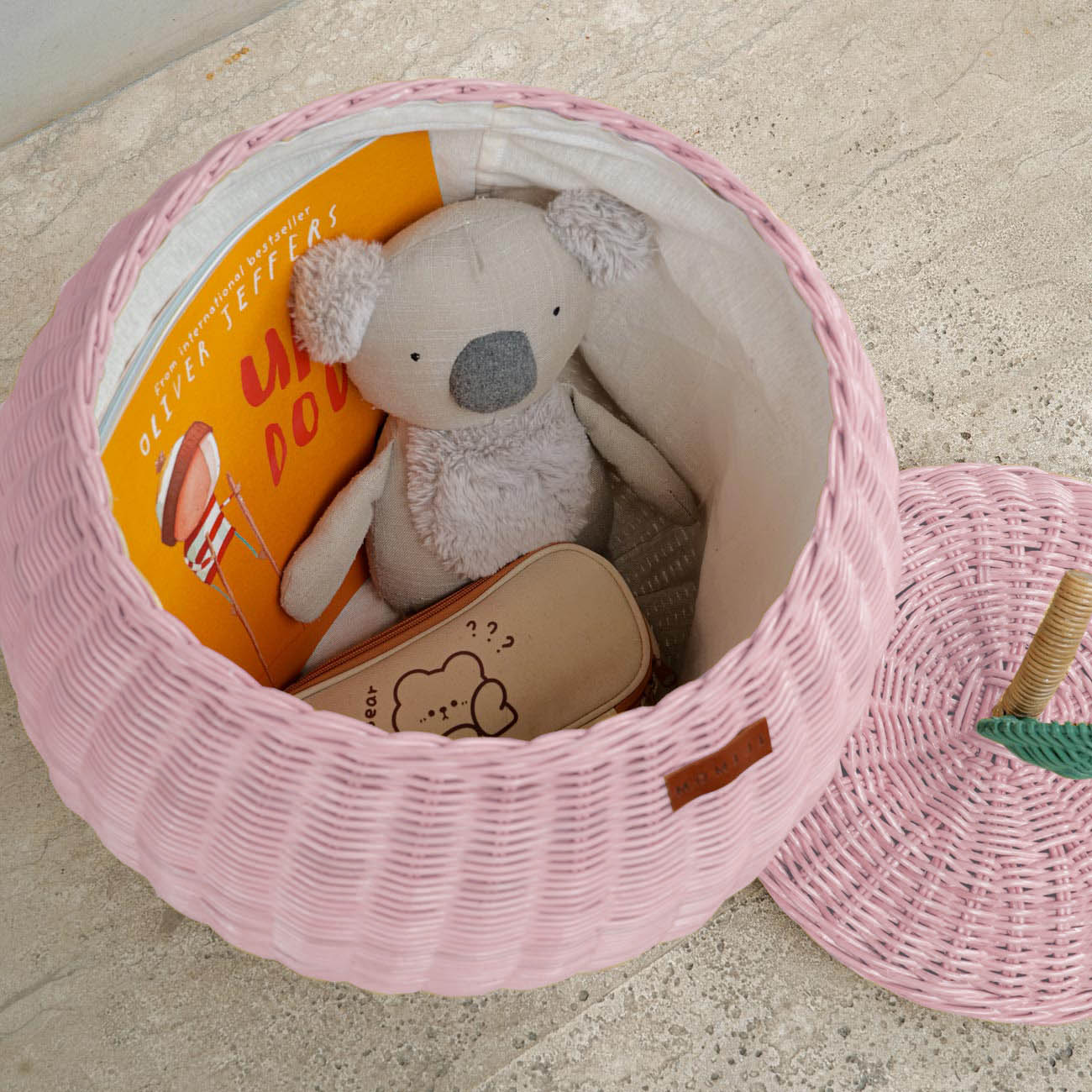 Apple Storage Basket Medium - Pink