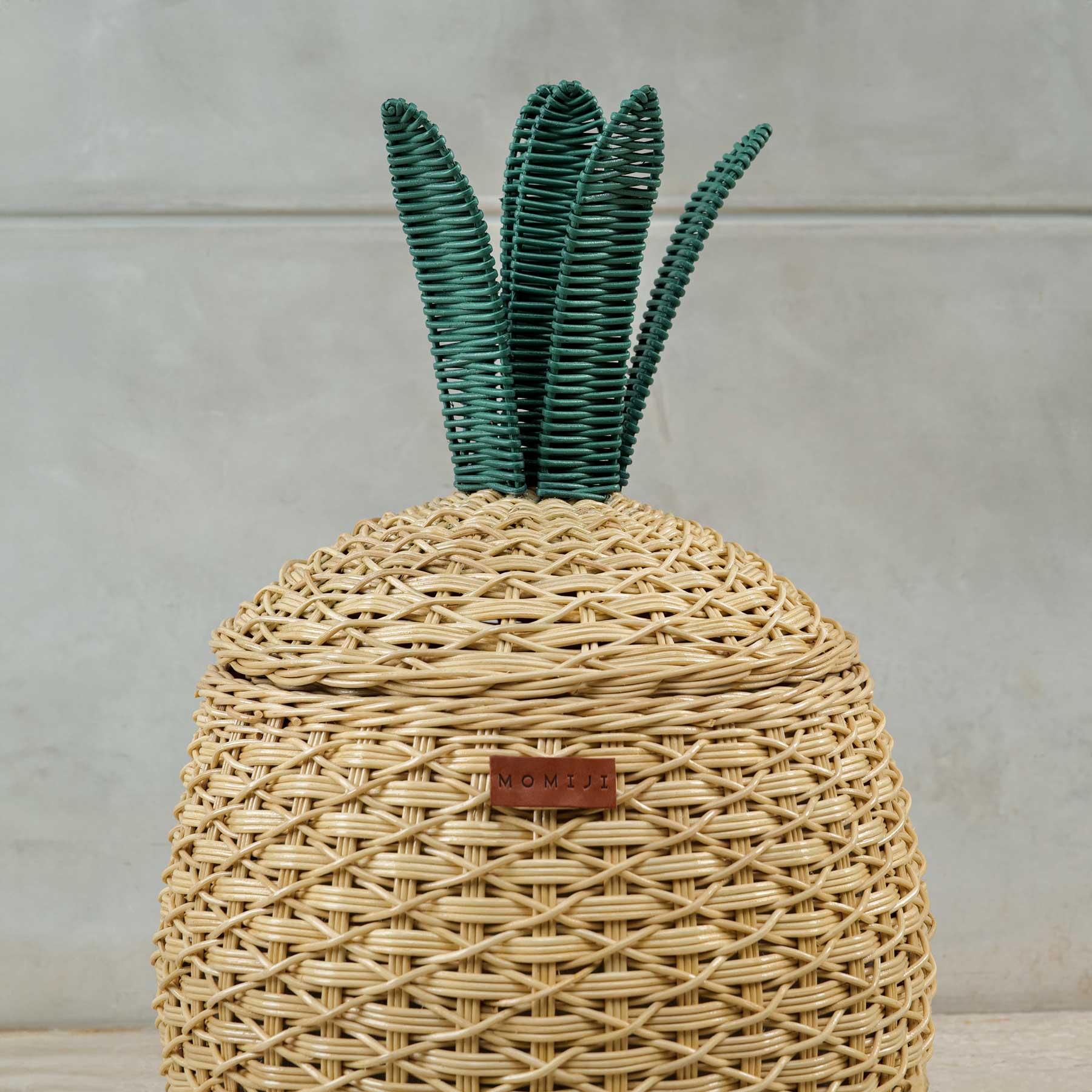 Pineapple Storage Basket Medium - Natural
