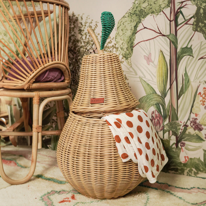 Pear Storage Basket - Natural