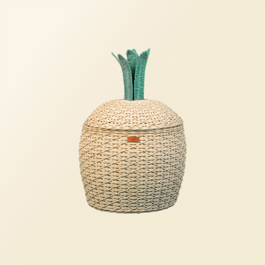 Pineapple Storage Basket Large - Natural