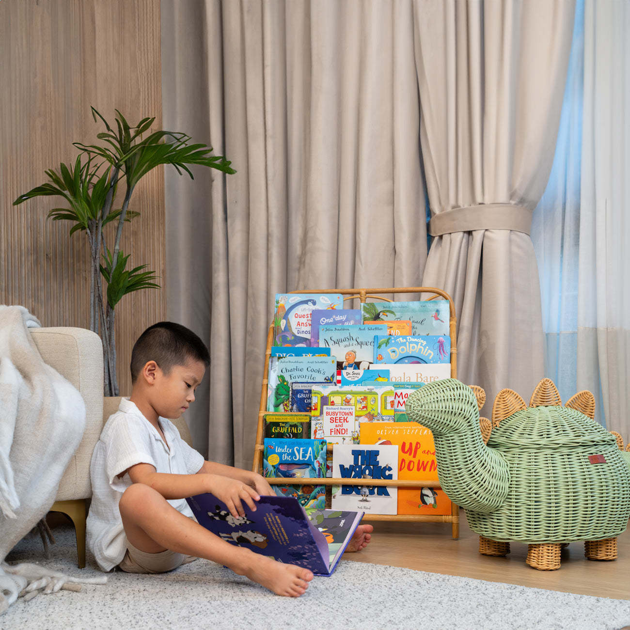 Elena Kids Montessori Bookshelf - Large