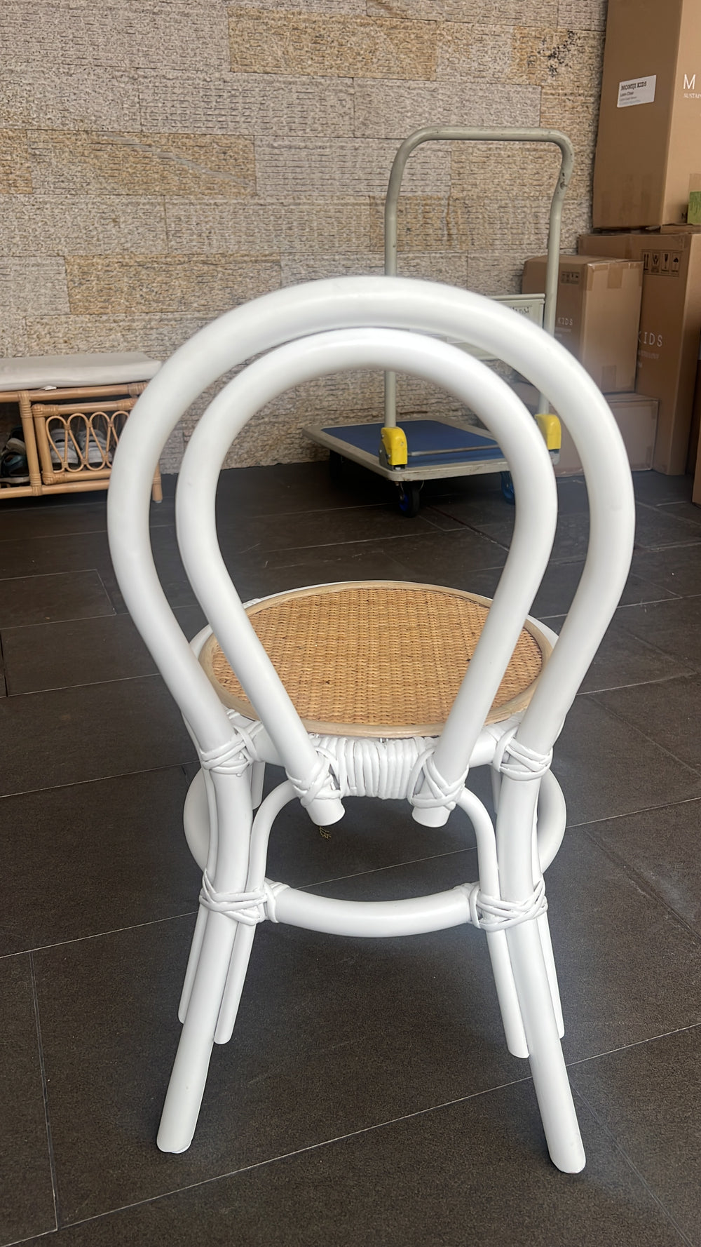 Aulia Kids Chair - White (ex-display)