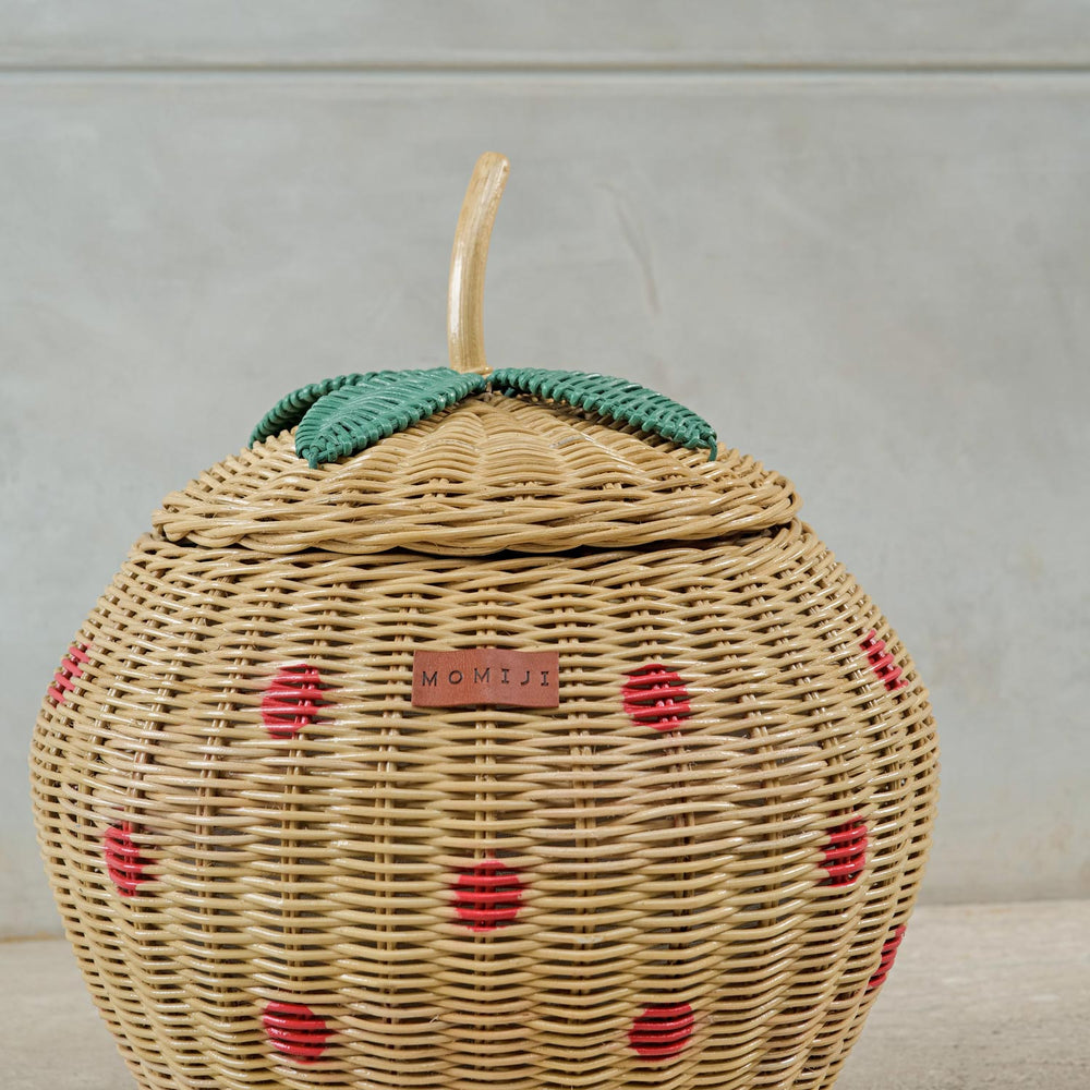 Strawberry Wicker Basket
