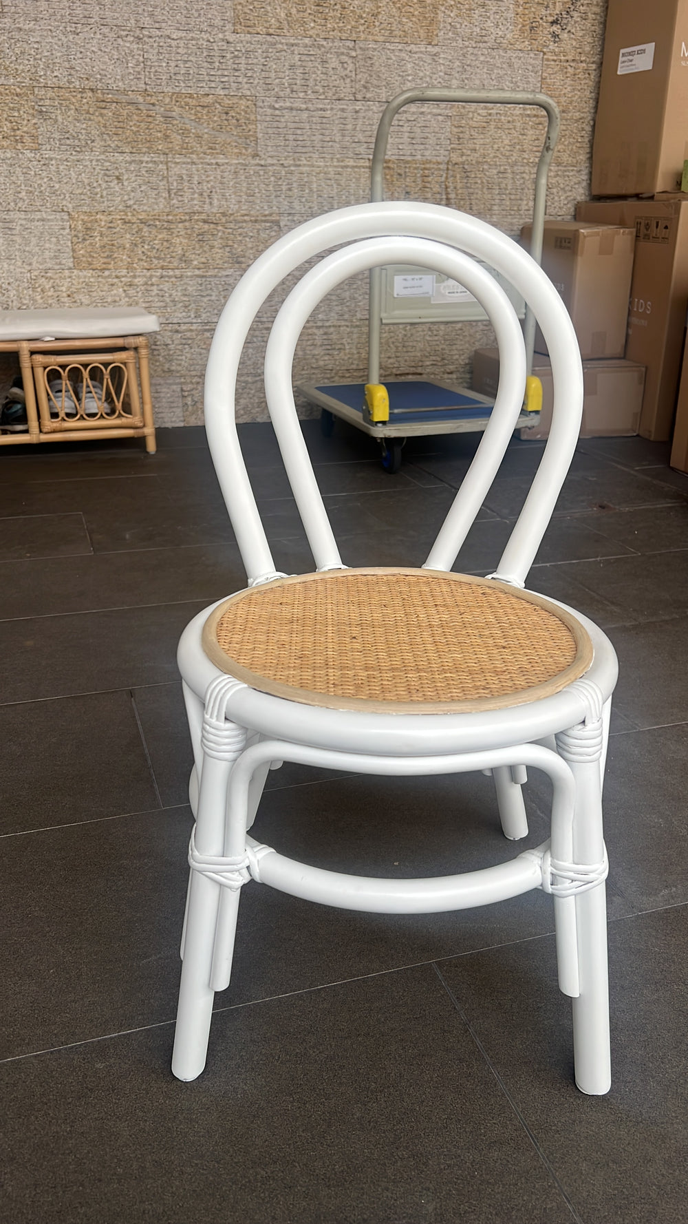 Aulia Kids Chair - White (ex-display)