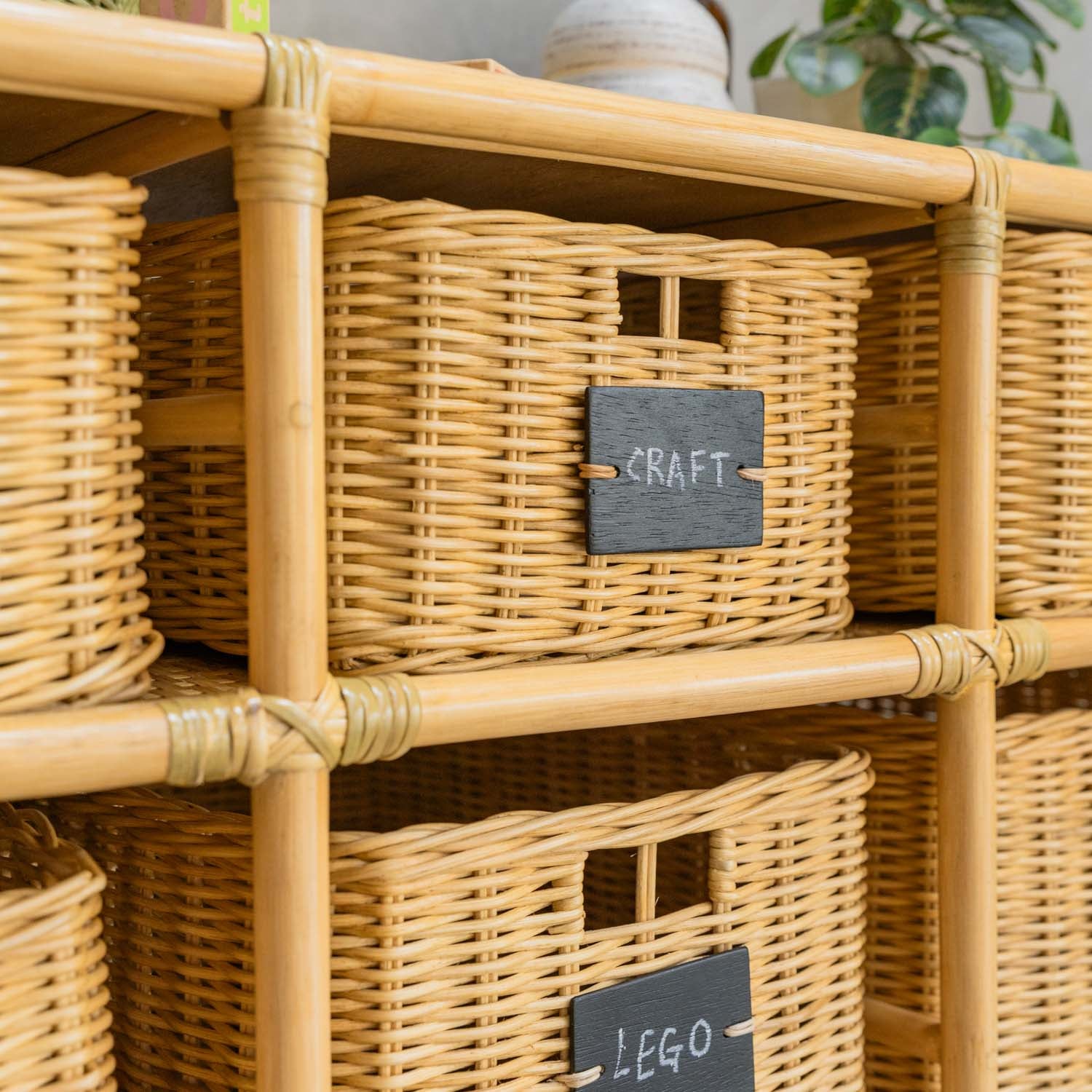 Graha Montessori Storage Shelf with Baskets