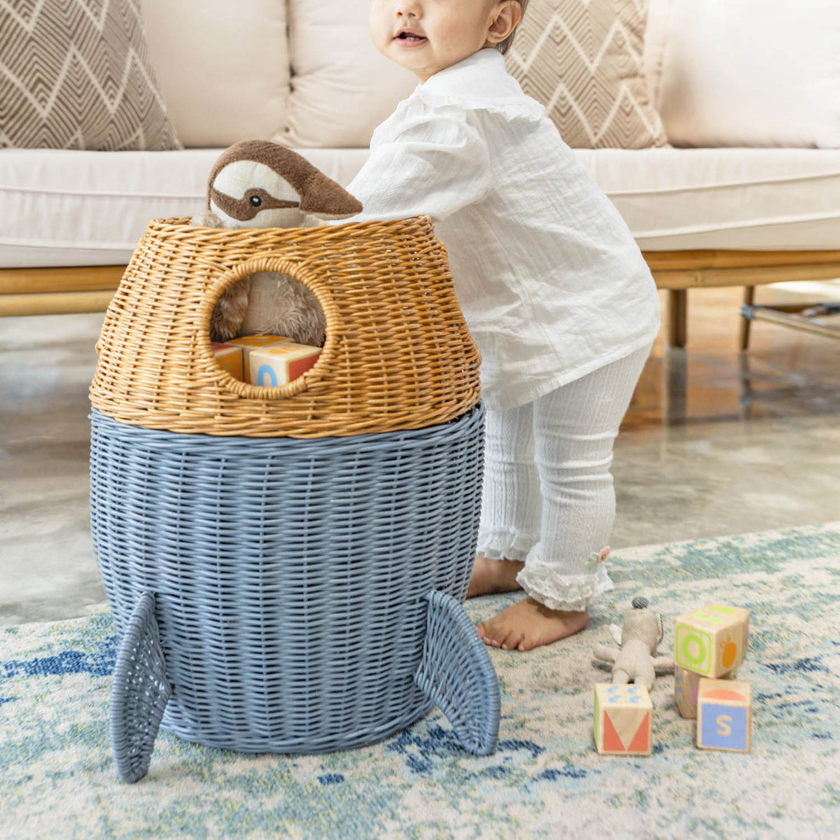 Spaceship 3 Tier Storage Basket