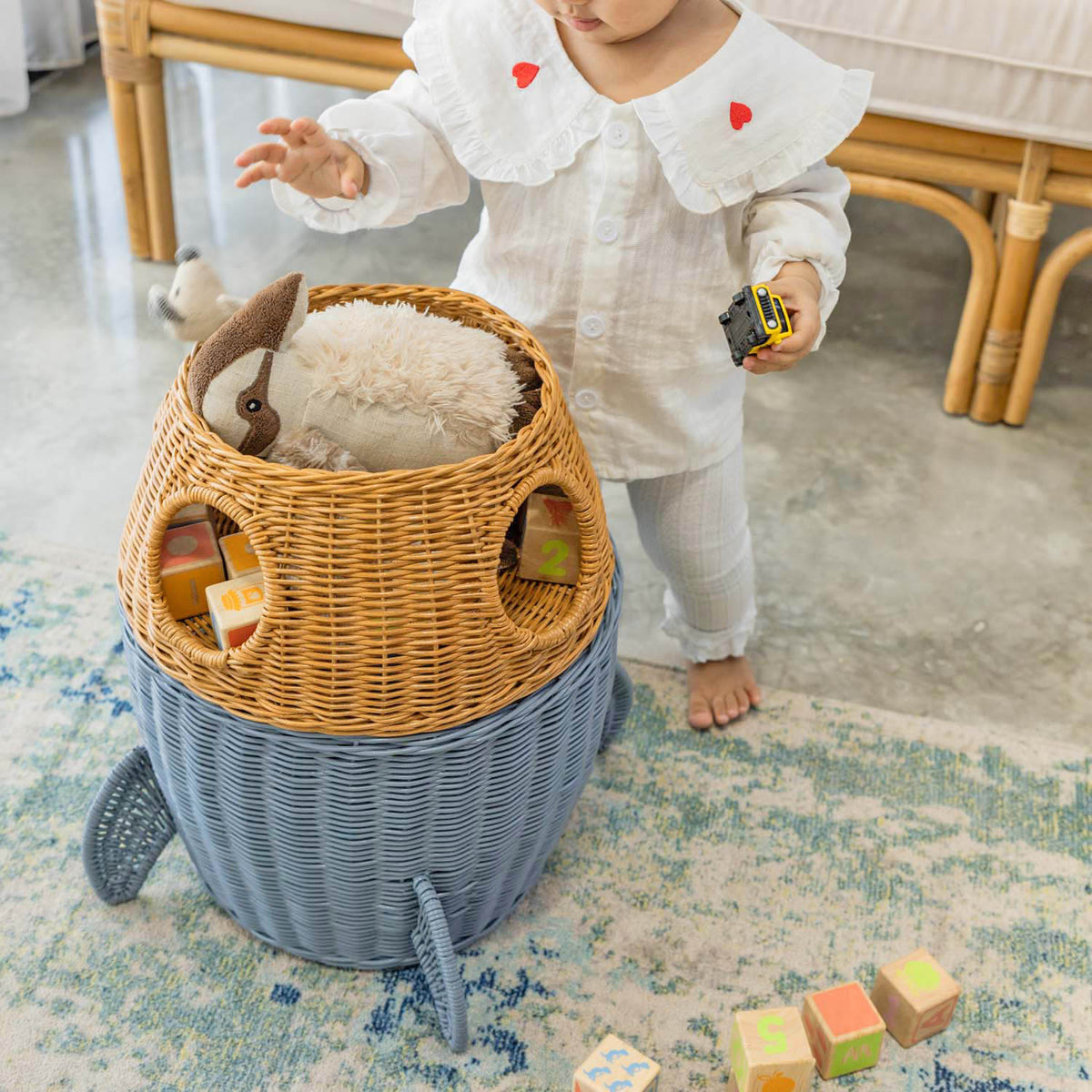 Spaceship 3 Tier Storage Basket