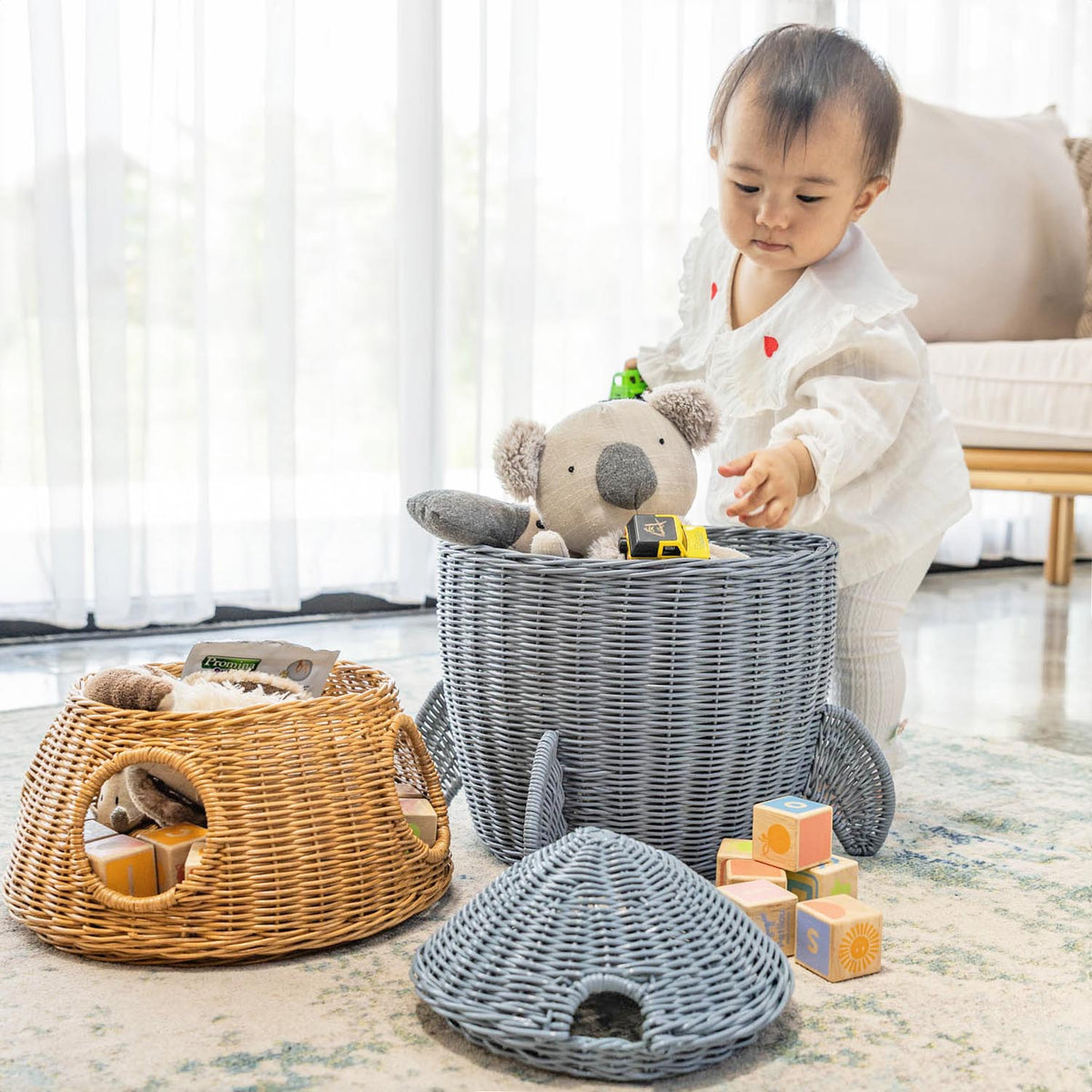 Spaceship 3 Tier Storage Basket