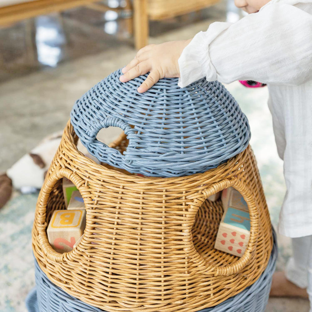 Spaceship 3 Tier Rocket Storage Basket