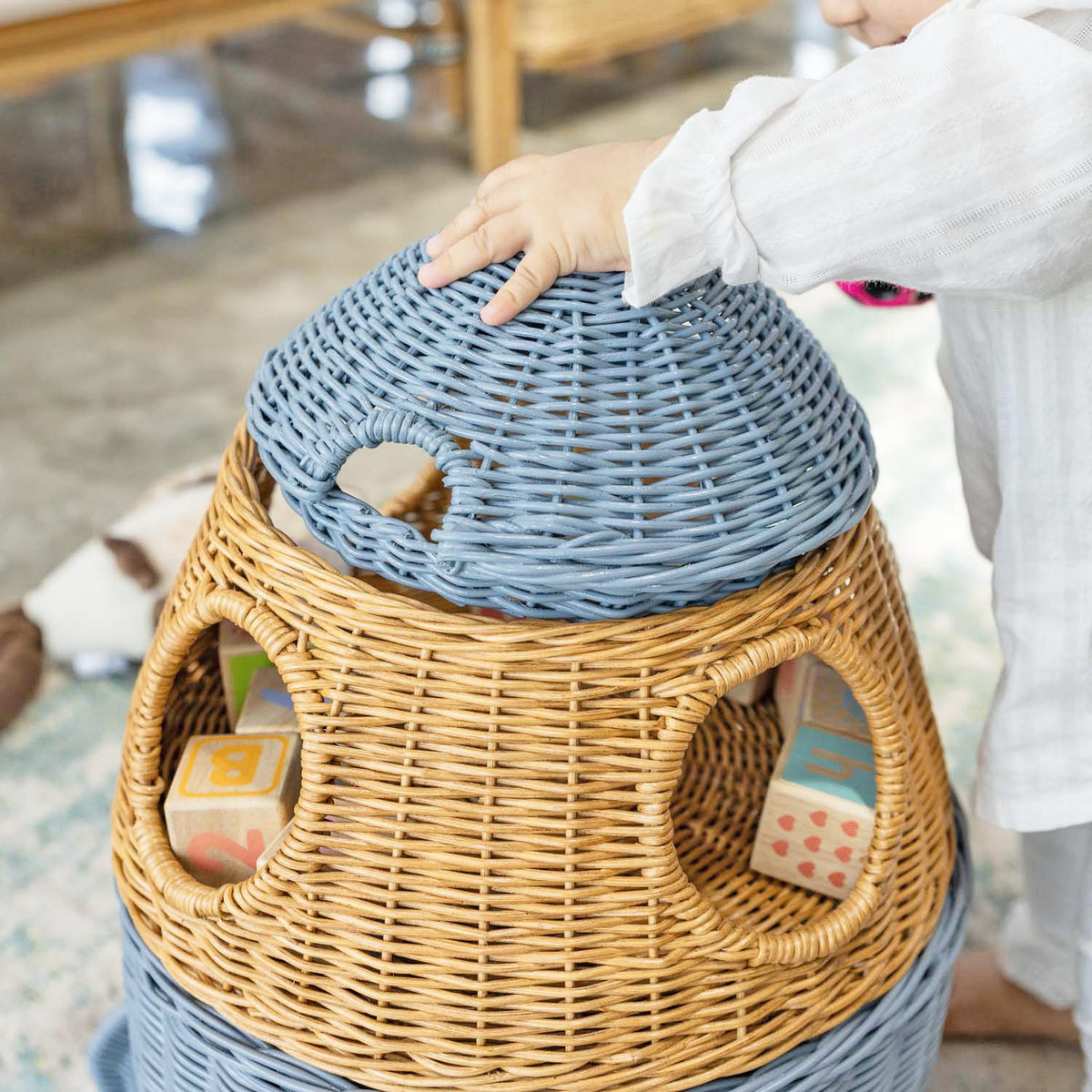 Spaceship 3 Tier Storage Basket
