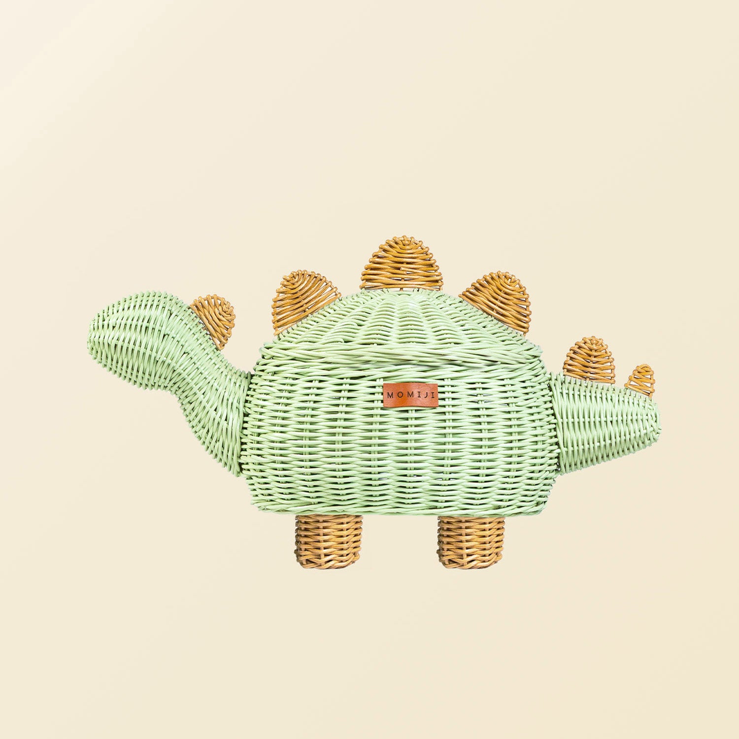 Dinosaur Storage Basket - Medium Mint Green