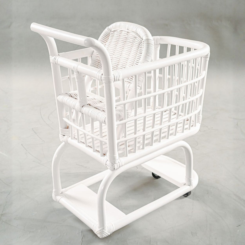 Kids Shopping Cart - White