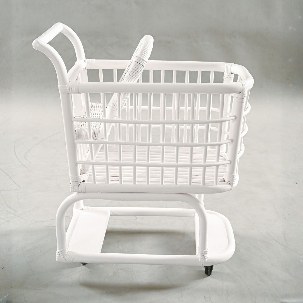 Kids Shopping Cart - White