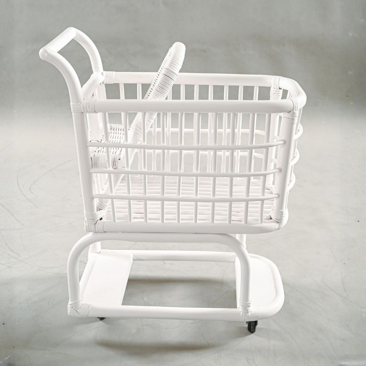 Kids Shopping Cart - White