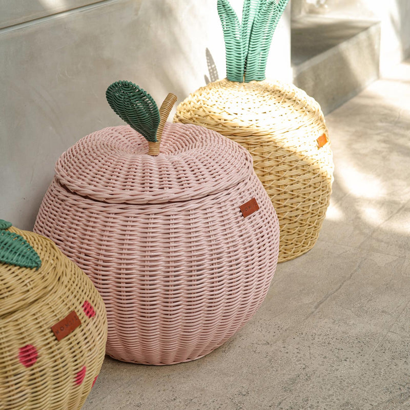 Apple Storage Basket Medium - Pink