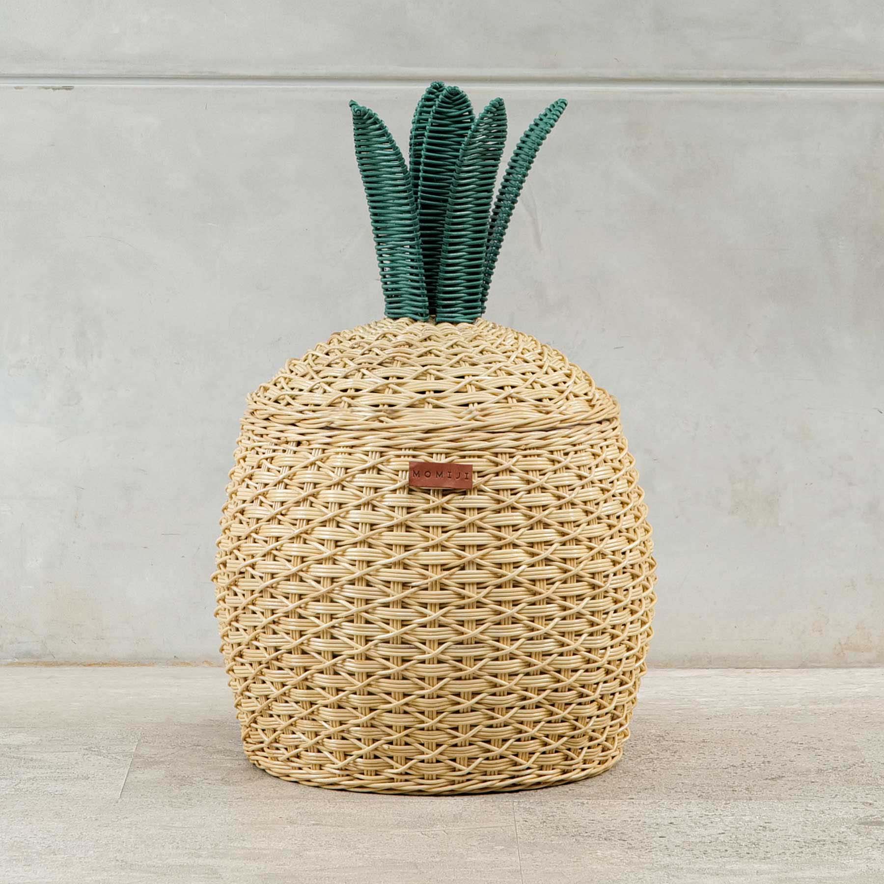 Pineapple Storage Basket Medium - Natural
