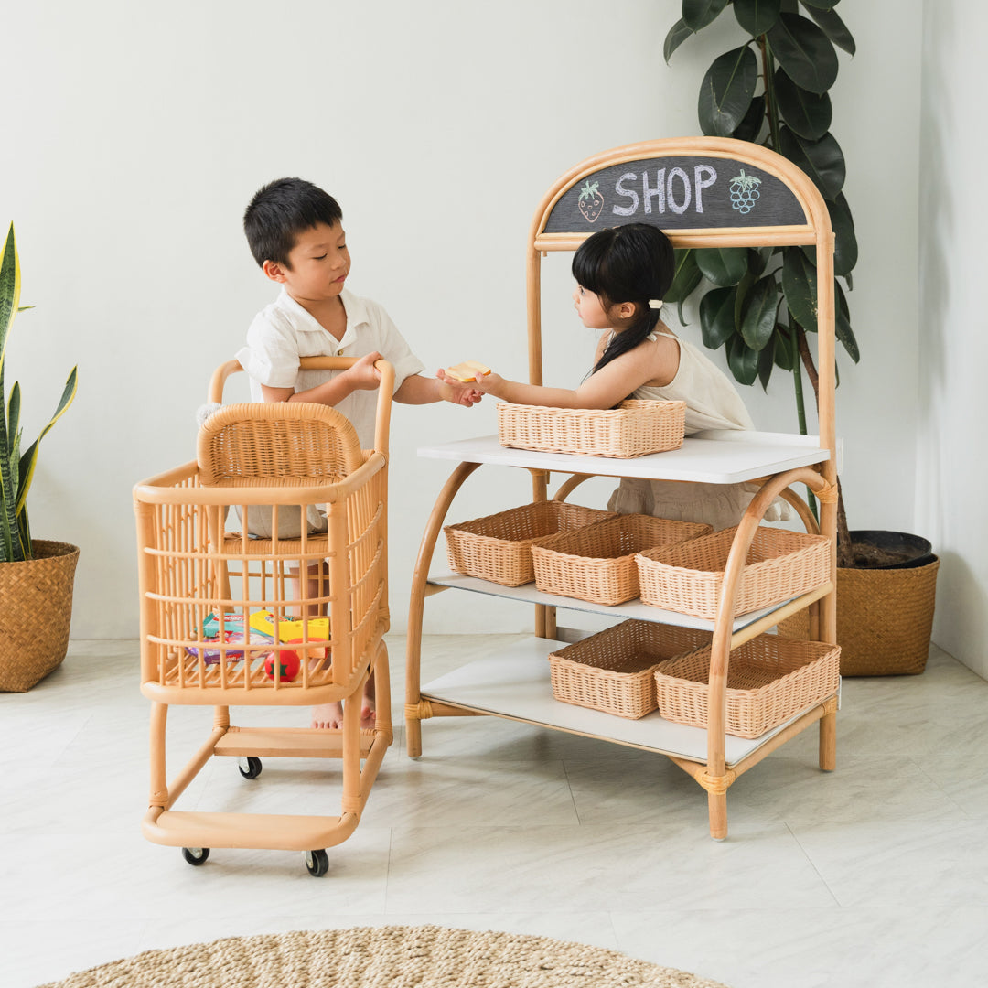 3-in-1 Grocery Store, Shop Stall & Study Desk
