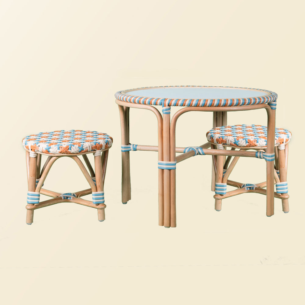 Xander Kids Meja &amp; Set Xander Kids Stools