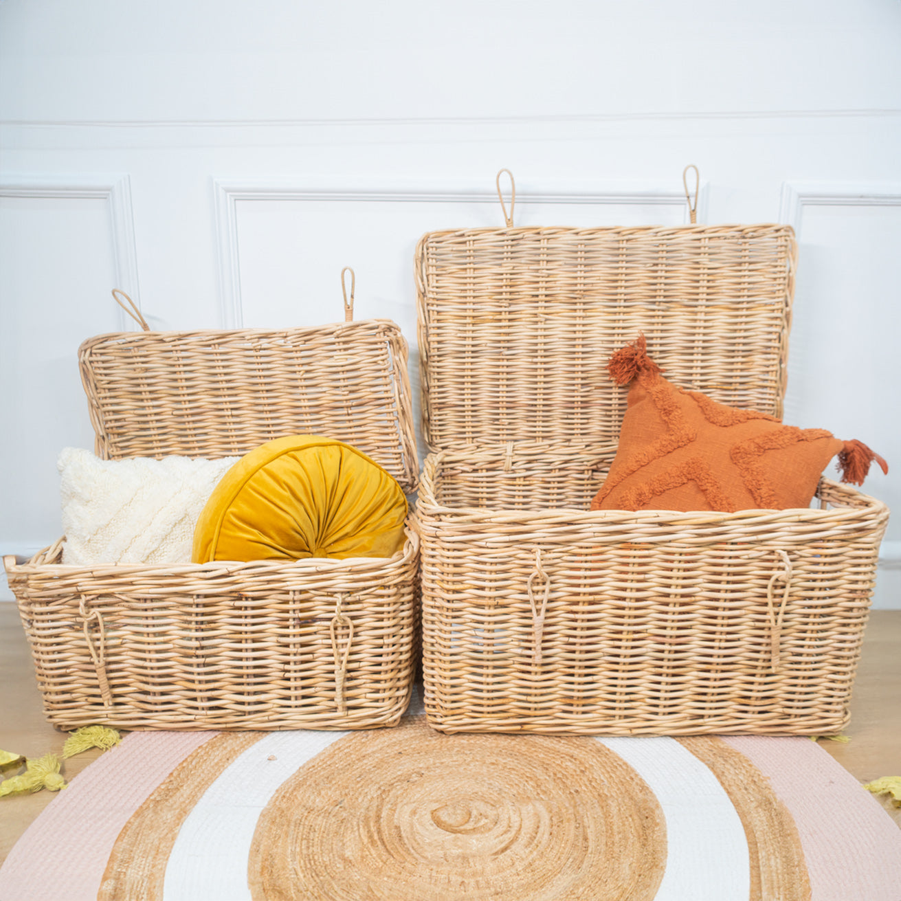 Wicker Storage Trunk