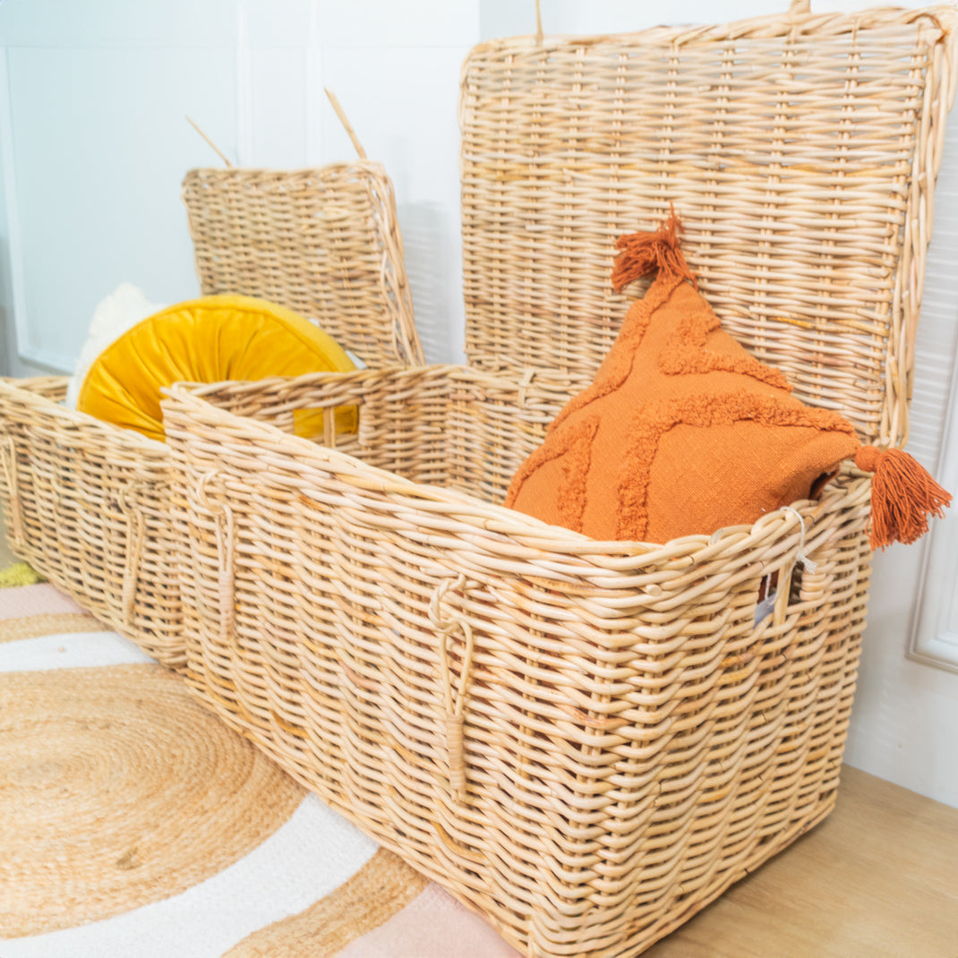 Wicker Storage Trunk